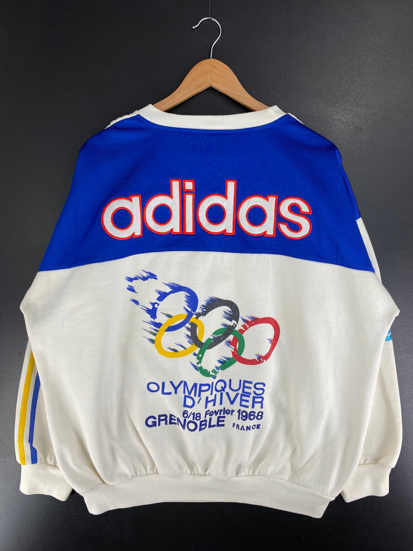 90’s ADIDAS x SAPPORO OLYMPIC Size Approx. XL Vintage Sweat-Shirt / F6698S