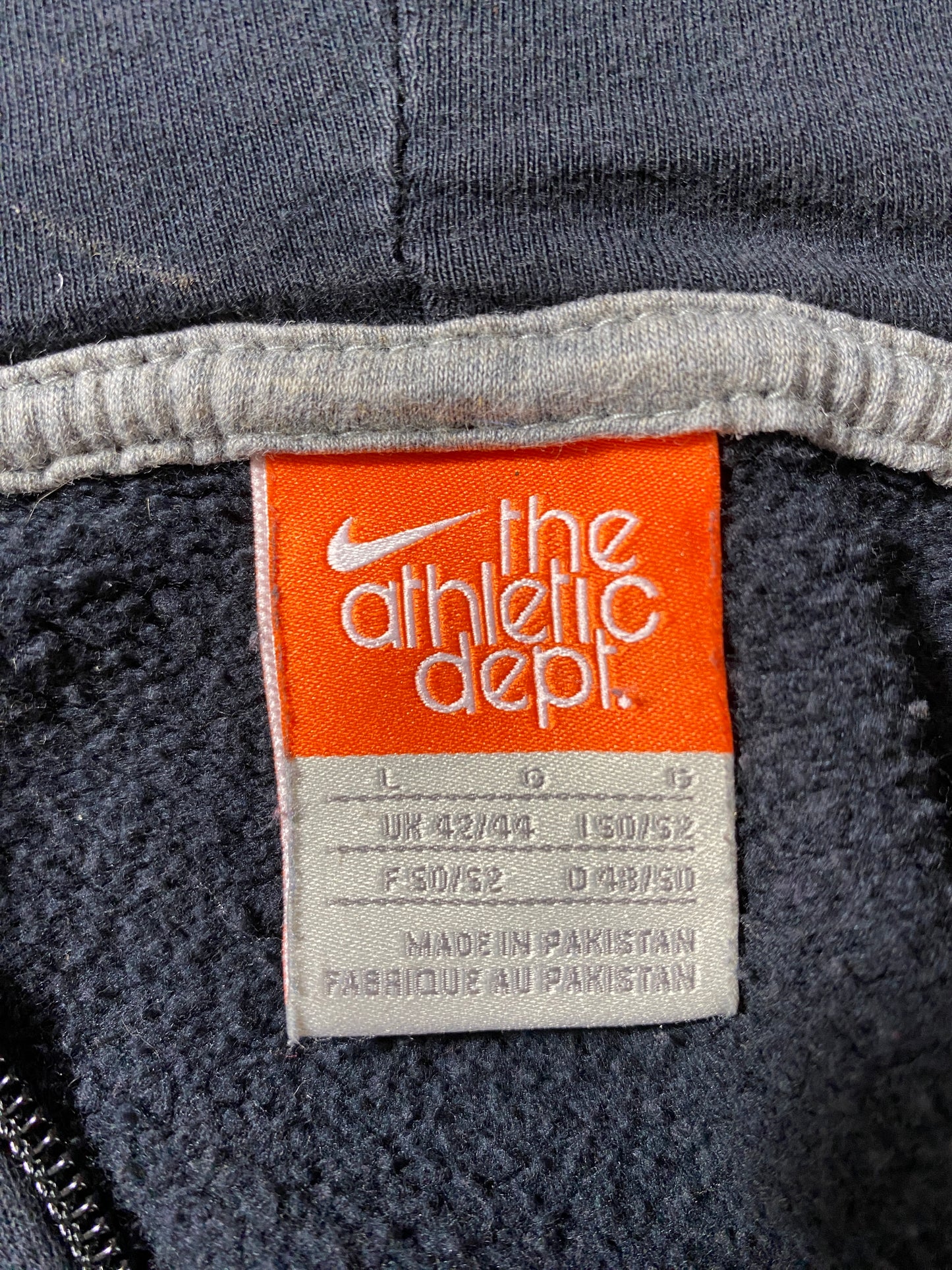 Vintage NIKE MINI SWOOSH Size Ladies L Hoodie Sweat-Shirt / G375S