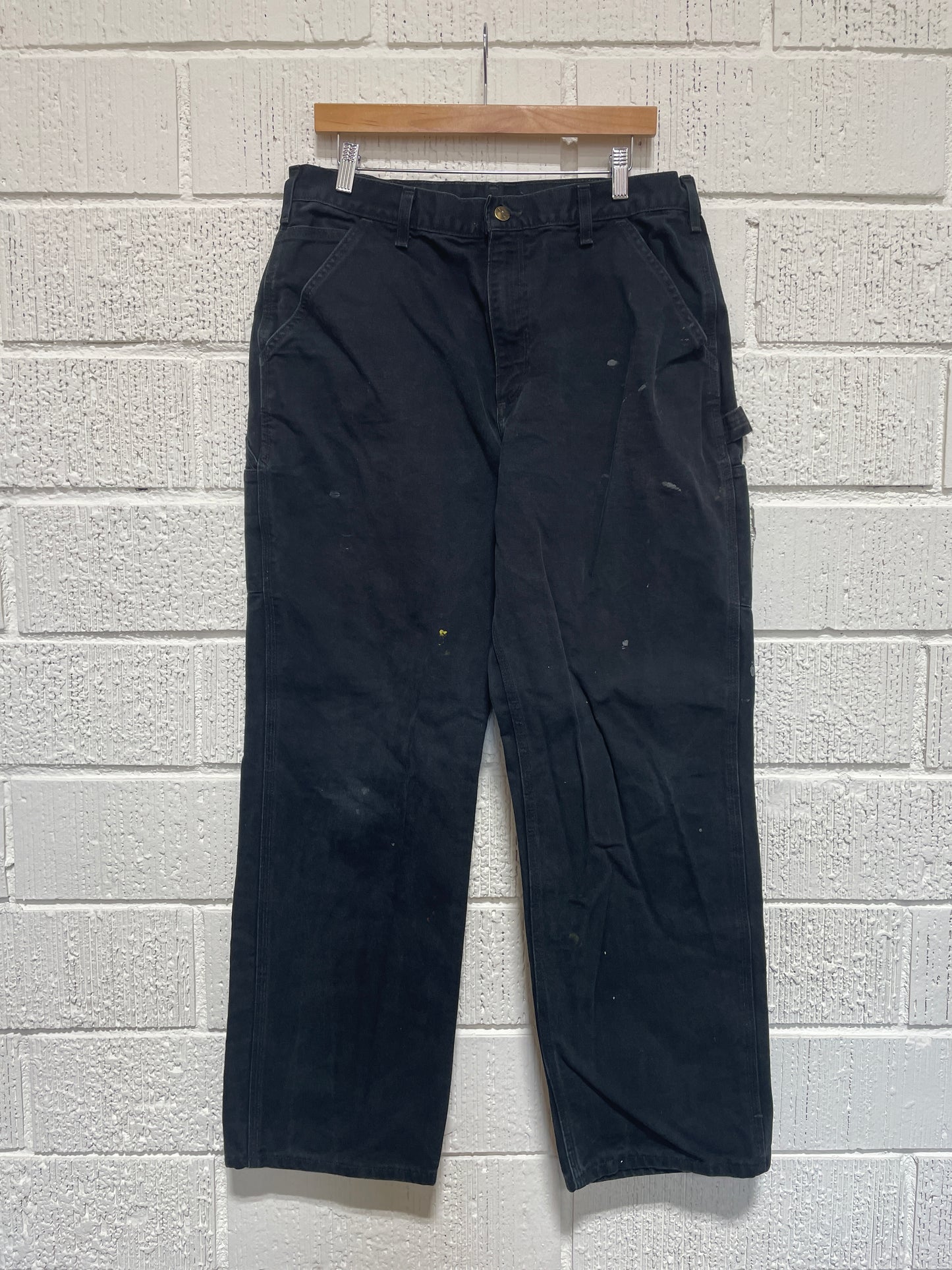 (W34xL30) Vintage CARHARTT Distressed Style Duck Pants / A1159P