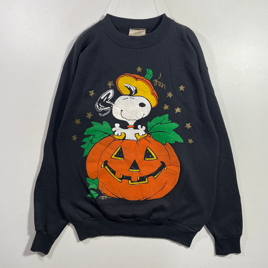 (L) 90’s SNOOPY Vintage Halloween Sweatshirt / A1089S