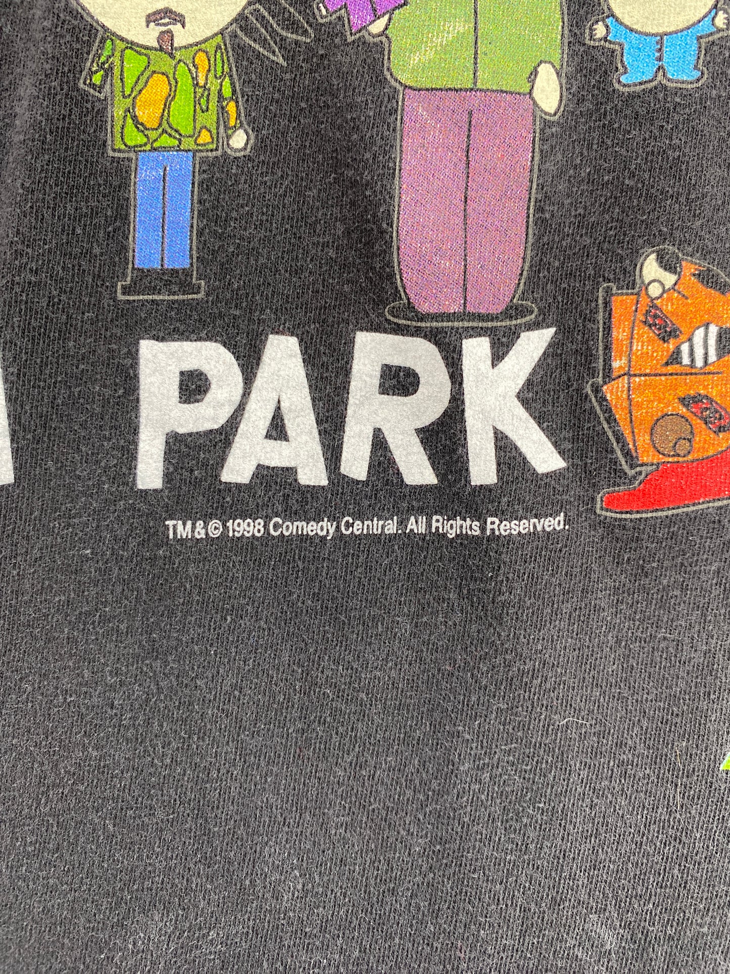 1998 SOUTH PARK Made in USA Size XXL Vintage T-Shirt / G1437T