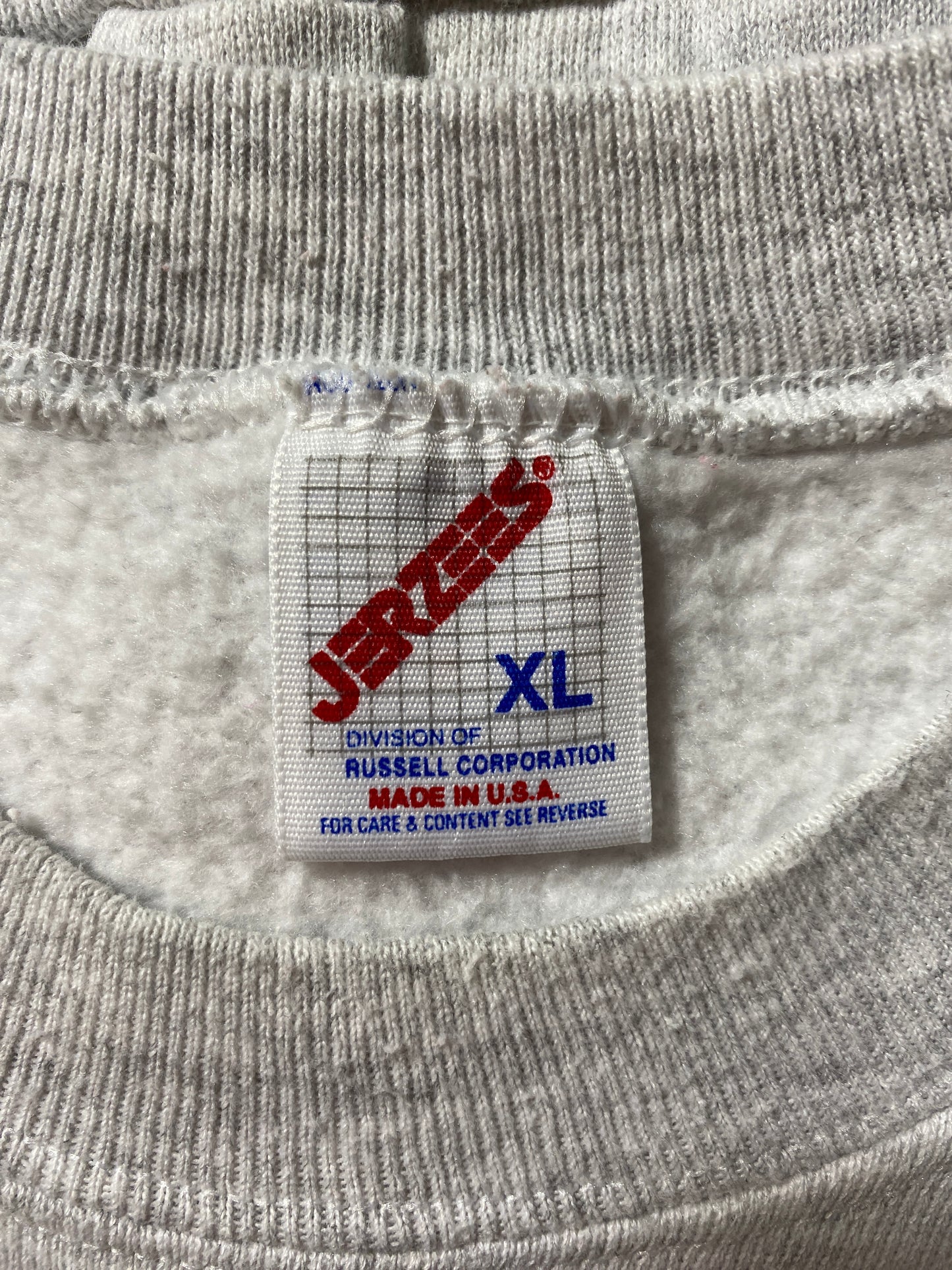 1994 DEER HUNTING HUMAN Made in USA Size XL Vintage Animal Sweat-Shirt / G5786S