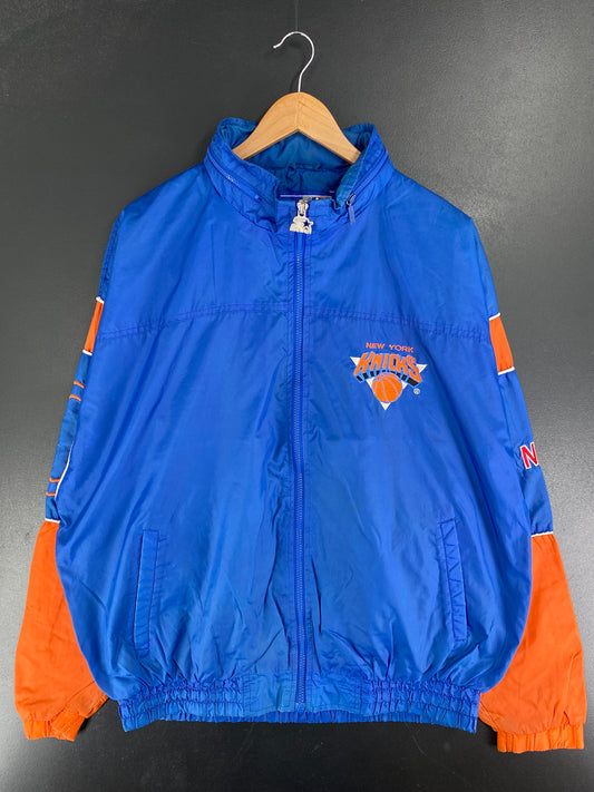 90’s STARTER x NEW YORK KNICKS Size XL NBA Nylon Jacket / F4539N