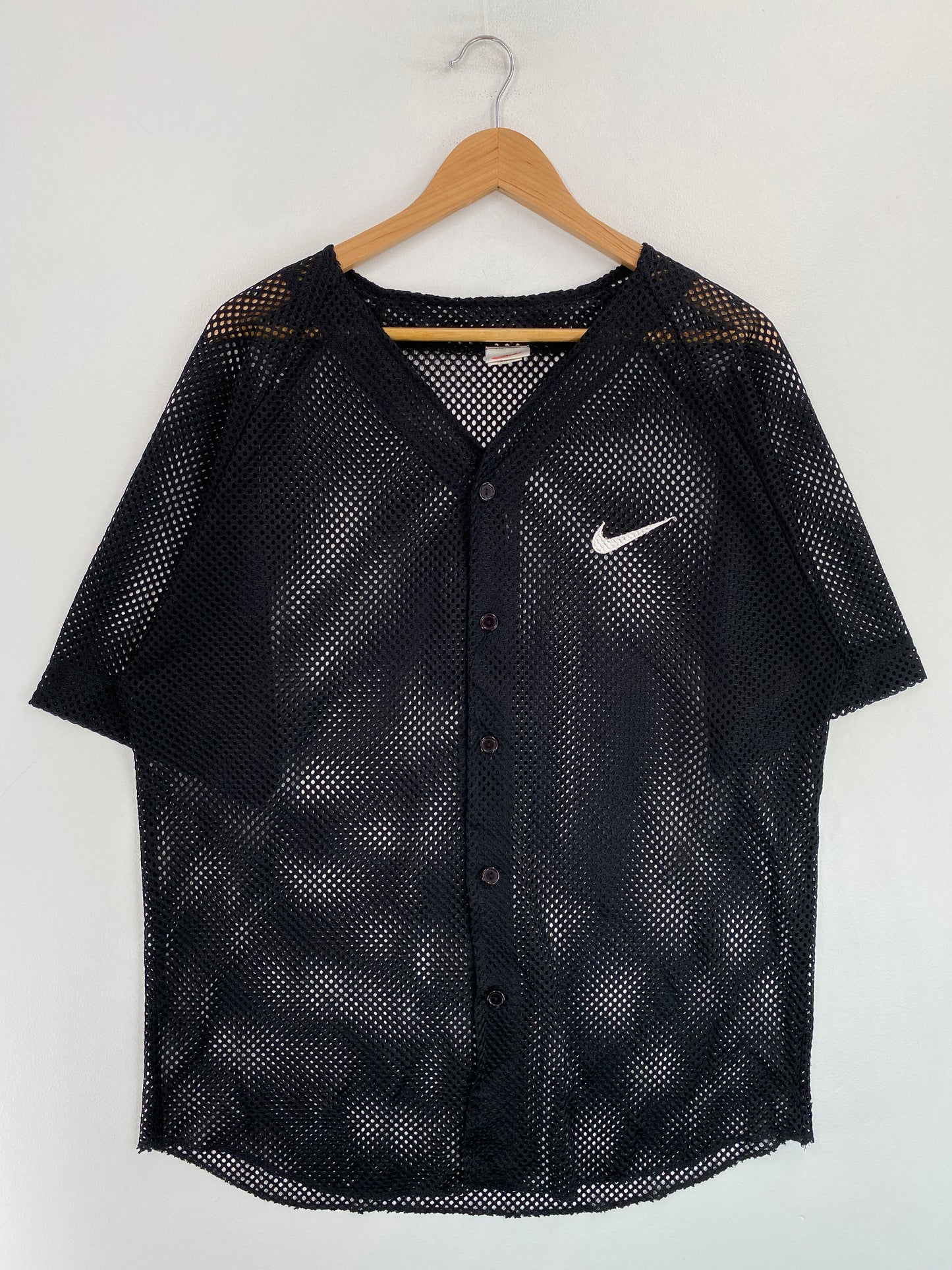 90's NIKE MINI SWOOSH Size XL Vintage Mesh T-Shirts / G3804T