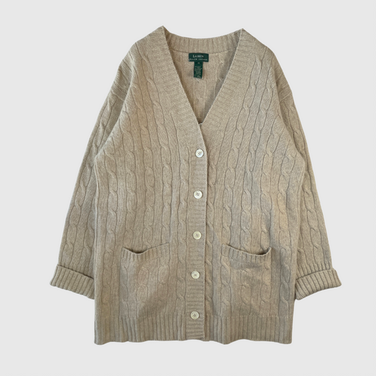 (Ladies M) 90's RALPH LAUREN Vintage Cashmere Blend Knitwear / A0036K