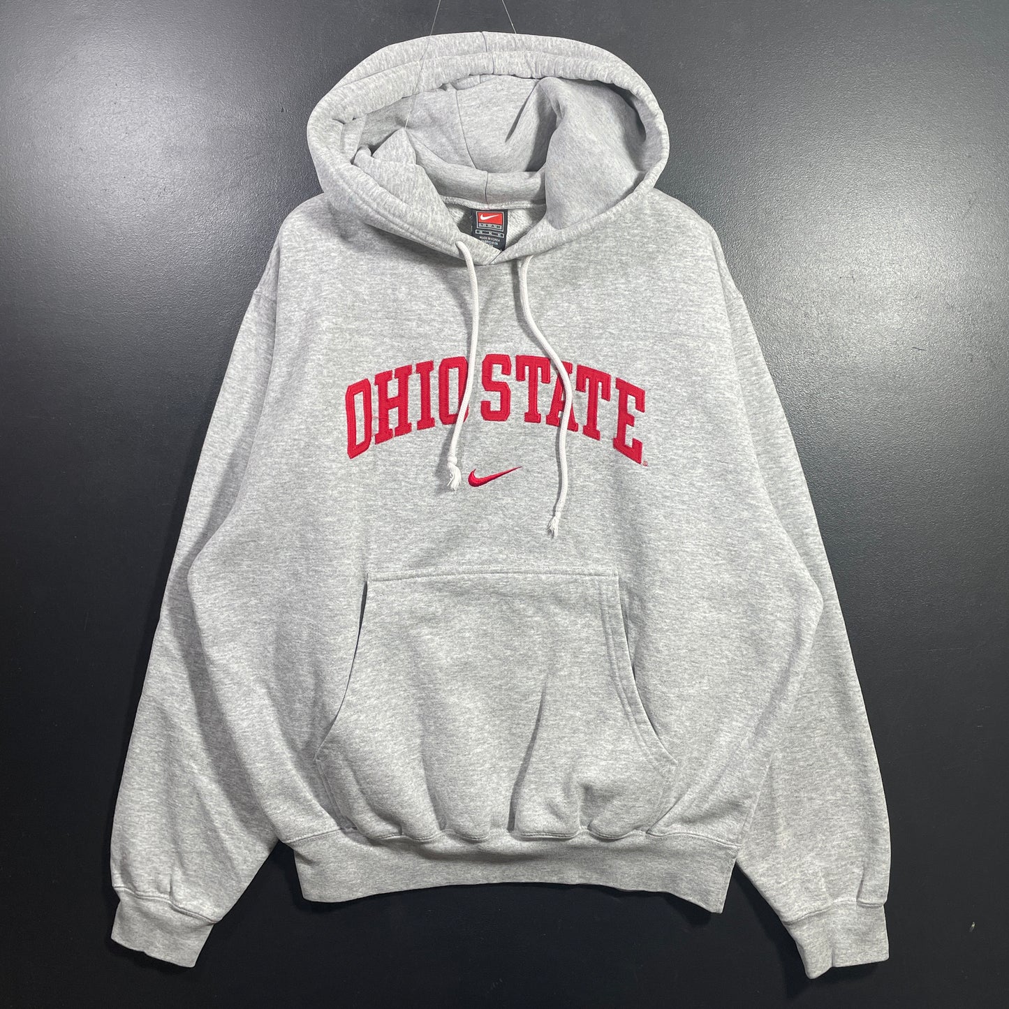 (M) 00’ NIKE OHIO STATE UNIVERSITY Vintage Collage Hoodie Sweatshirt / A1094S