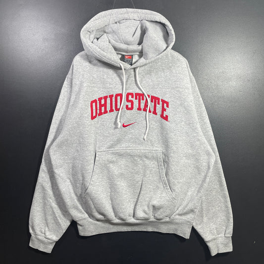 (M) 00’ NIKE OHIO STATE UNIVERSITY Vintage Collage Hoodie Sweatshirt / A1094S