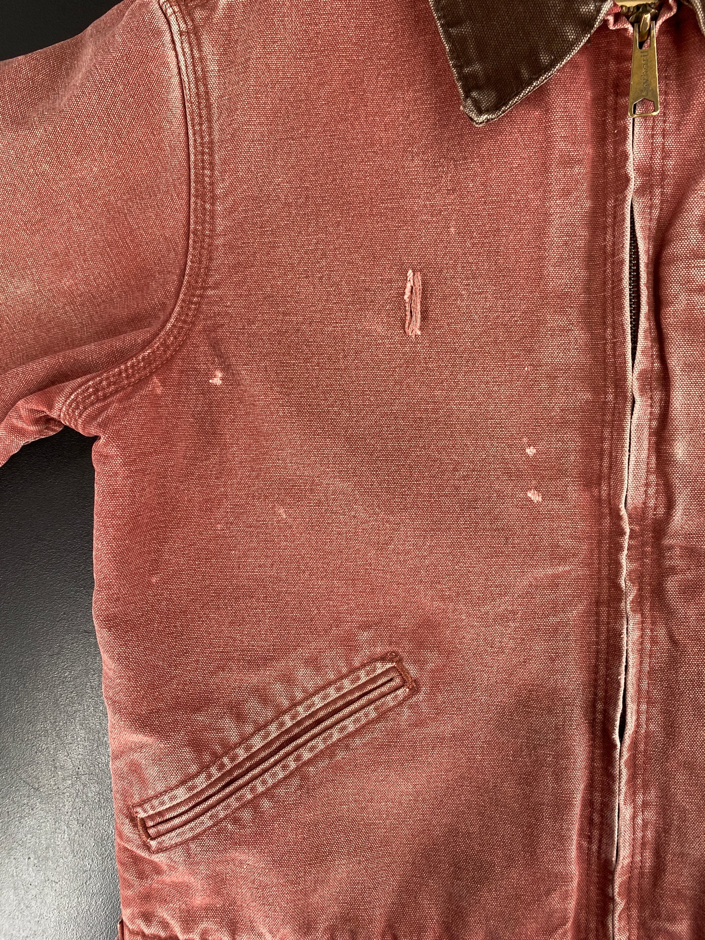 Vintage CARHARTT Size M Zip-Up Duck Jacket / F4095J
