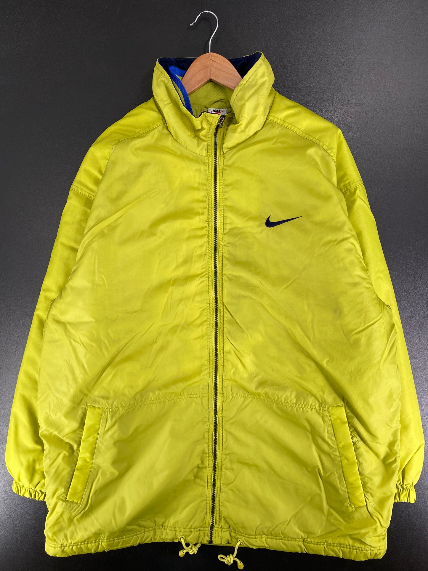90's NIKE Size L Vintage Nylon Padded Zip-up Jacket / G5898N