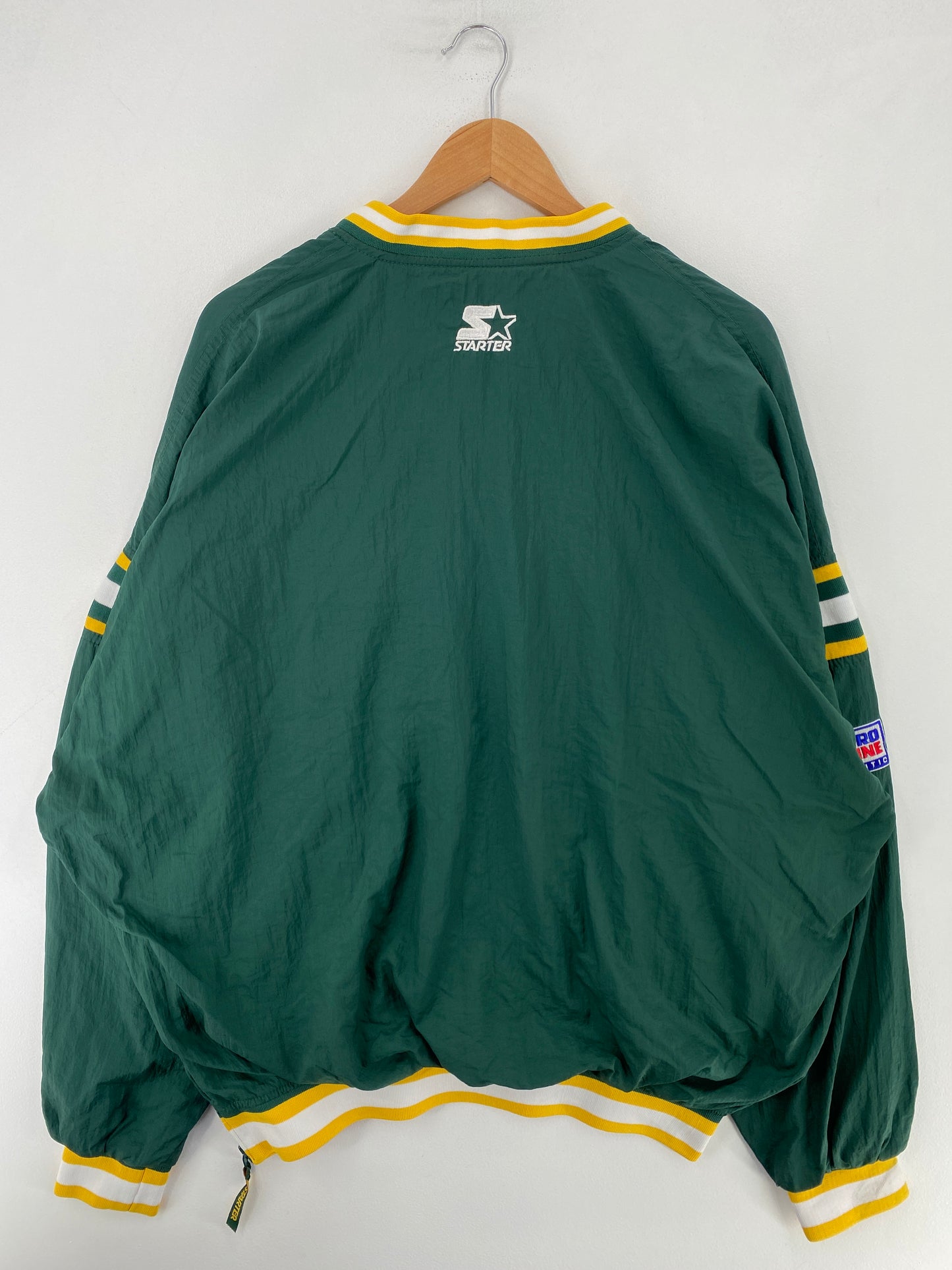 90’s STARTER x GREEN BAY PACKERS Size XXL NFL Nylon Jacket / G4324N