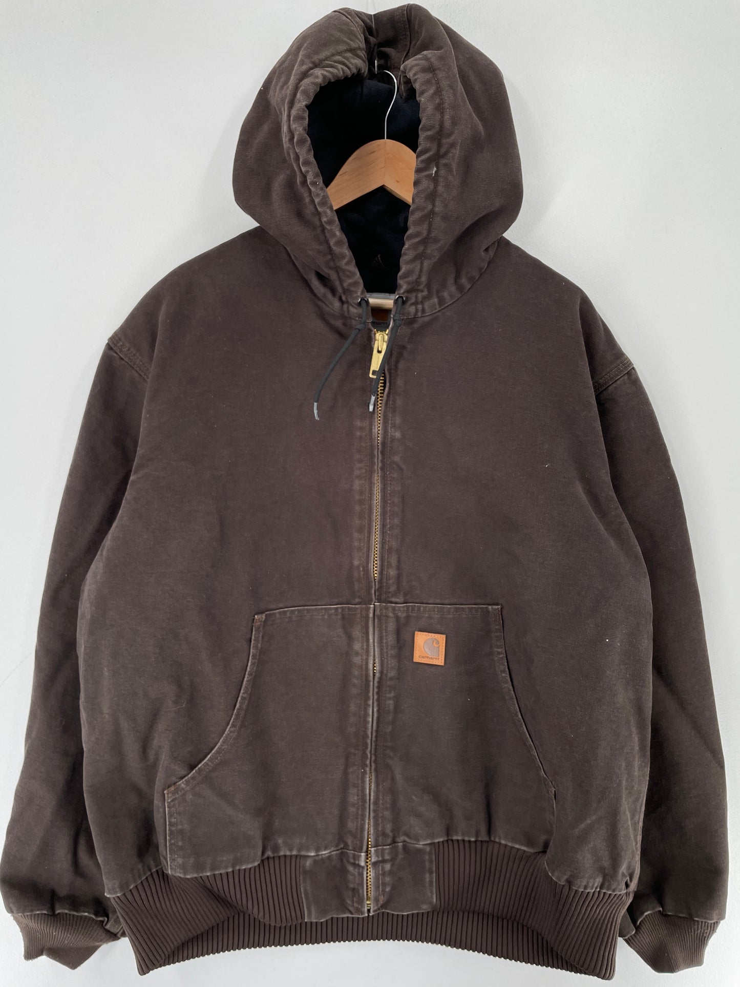 Vintage CARHARTT Size XL Duck Hoodie Jacket / F2611J
