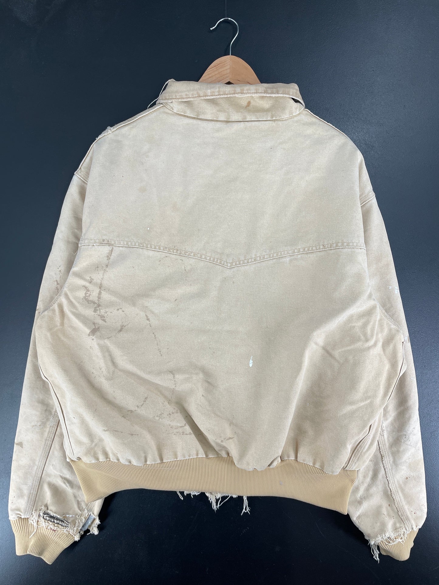 .Vintage CARHARTT Size No Tag Approx. XXL Zip-Up Duck Jacket / F7136J