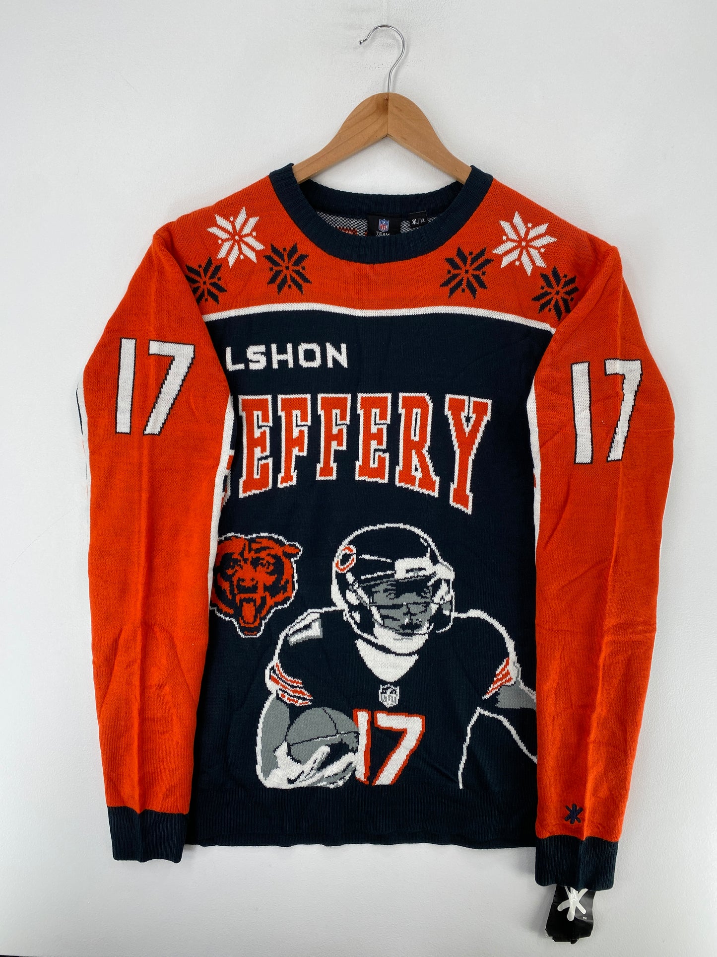 Vintage DEAD STOCK CHICAGO BEARS Size XL NFL Knit Sweater / G5297K