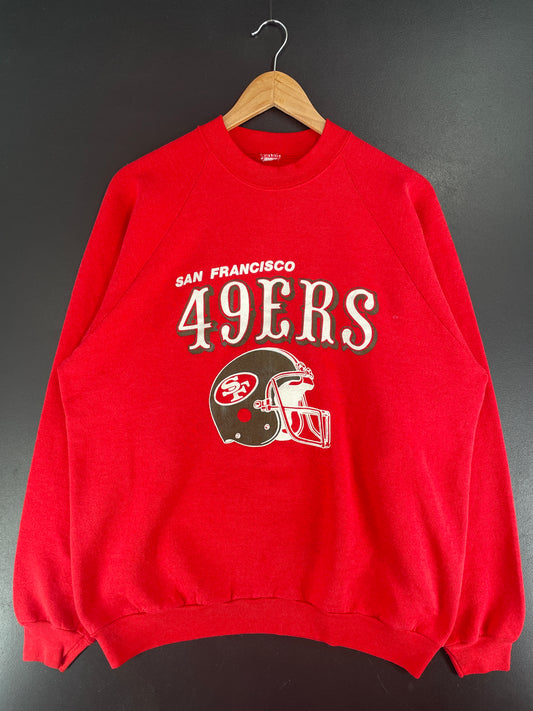 Early 90’s SAN FRANCISCO 49ERS Size No tag Approx. L NFL Sweat-Shirt / F4362S