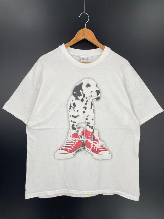 00’ DISNEY 101 DALMATIANS Made in USA Size XL Vintage T-Shirt / F3003T