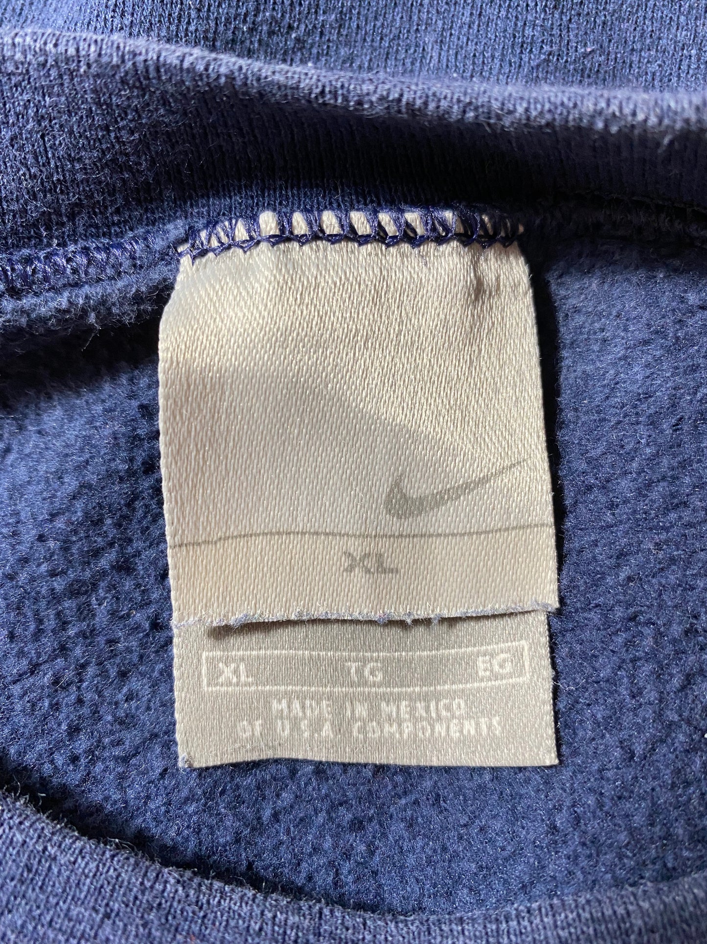 90's NIKE MINI SWOOSH Size XL Vintage Sweat-Shirt / F3991S