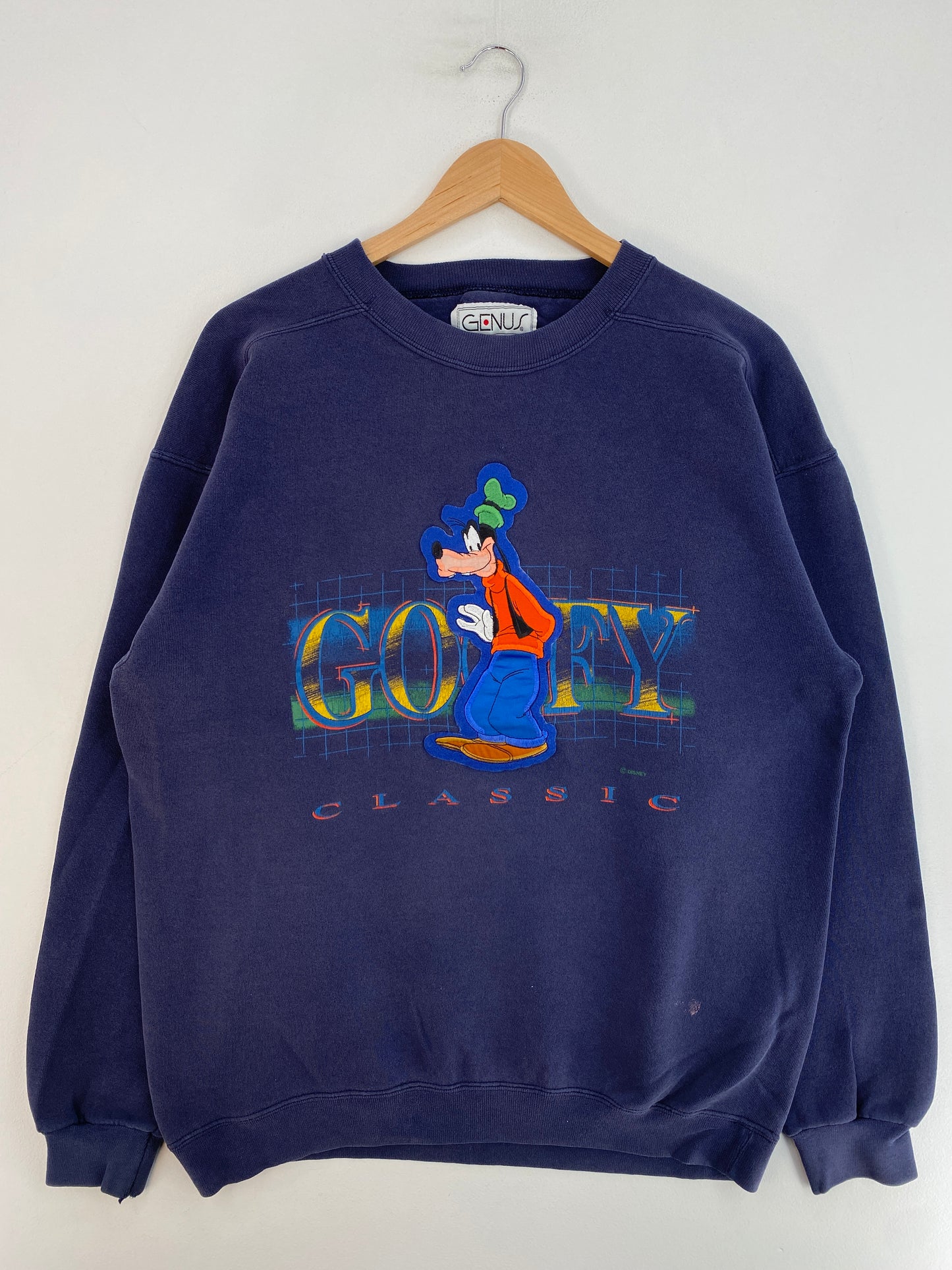 90's DISNEY GOOFY Made in USA Size L Vintage Sweat-shirt / G1453S
