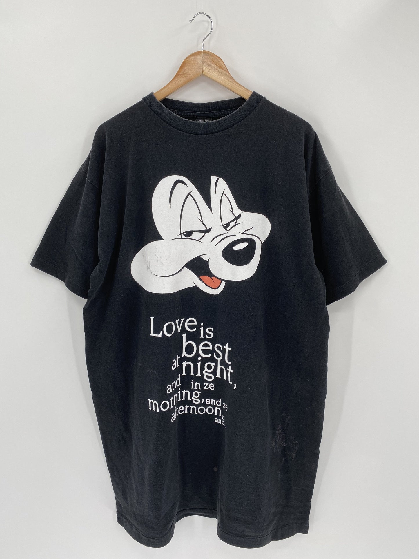 1998 LOONEY TUNES Size Approx.XXL Long Length Vintage T-Shirt / F1154T