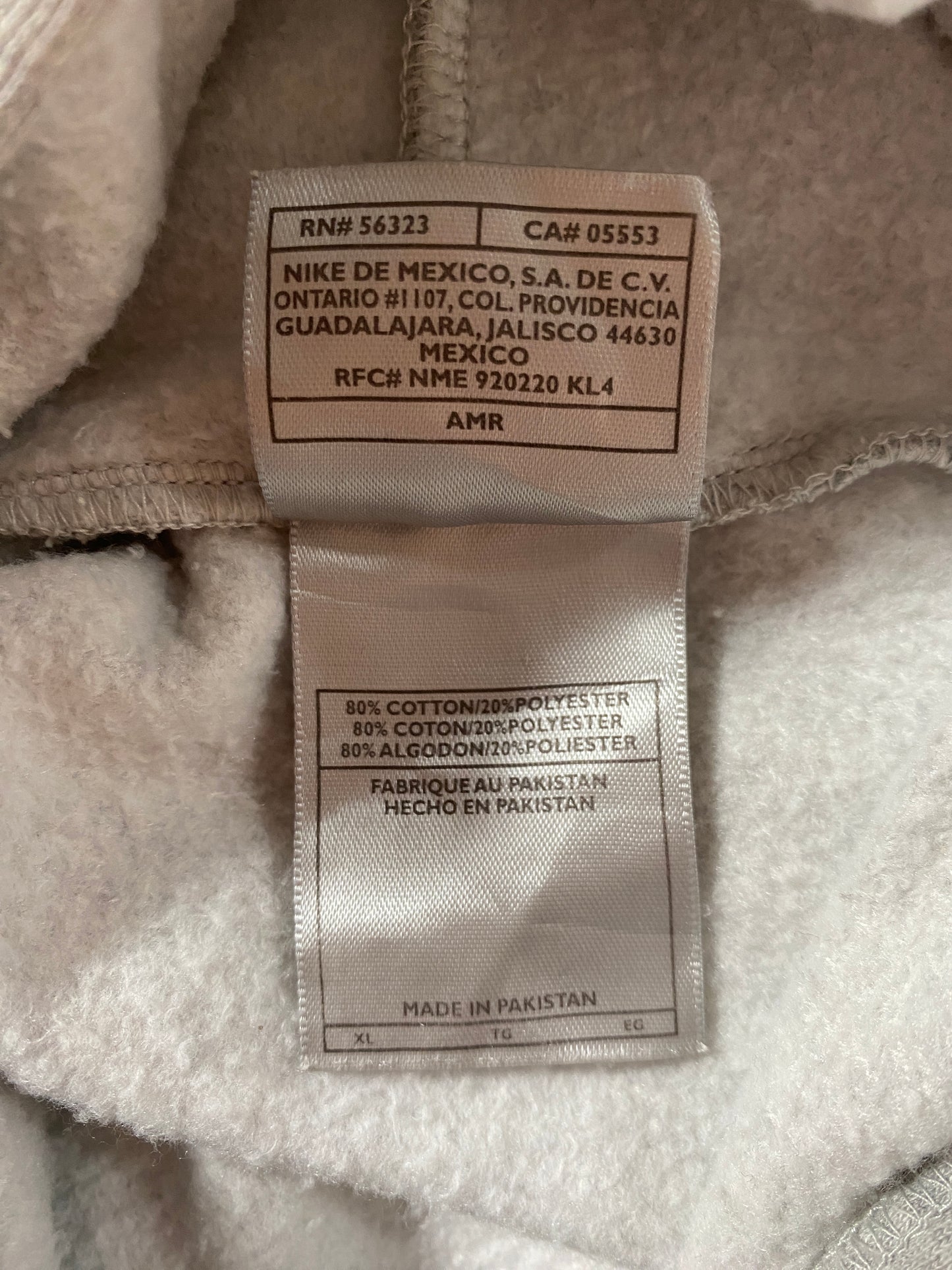 00' NIKE Size XL Vintage Hoodie Sweat-Shirt / G4639S