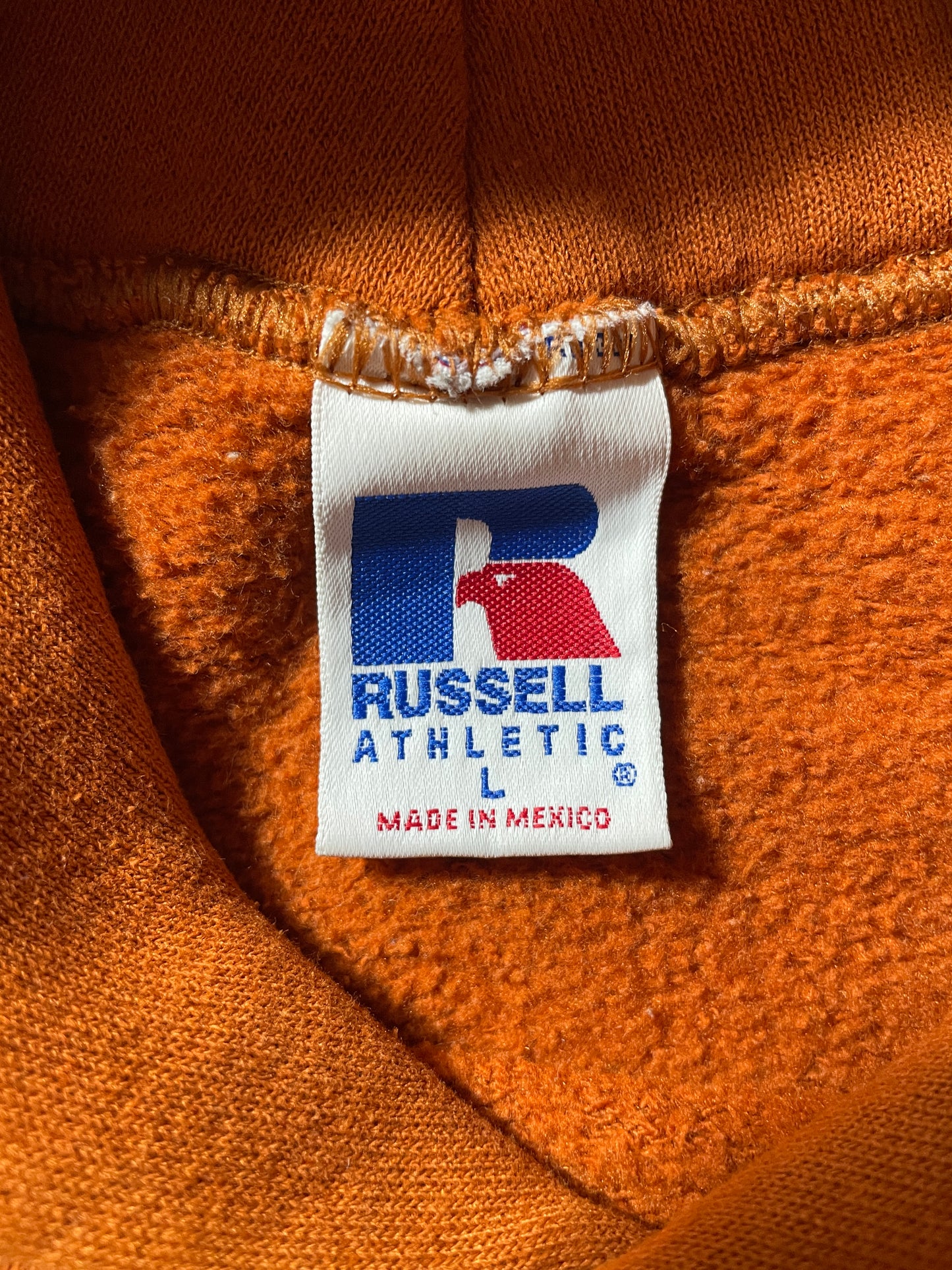 90's TEXAS LONGHORNS Size L Vintage College Hoodie Sweat-shirt / G5540S