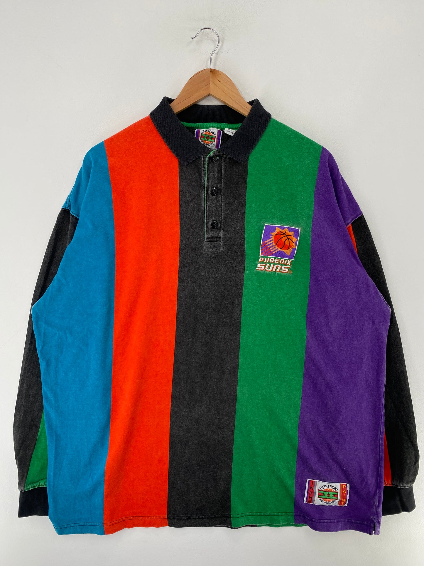 90’s PHOENIX SUNS Size XL NBA Rugby-Shirt / F8107R