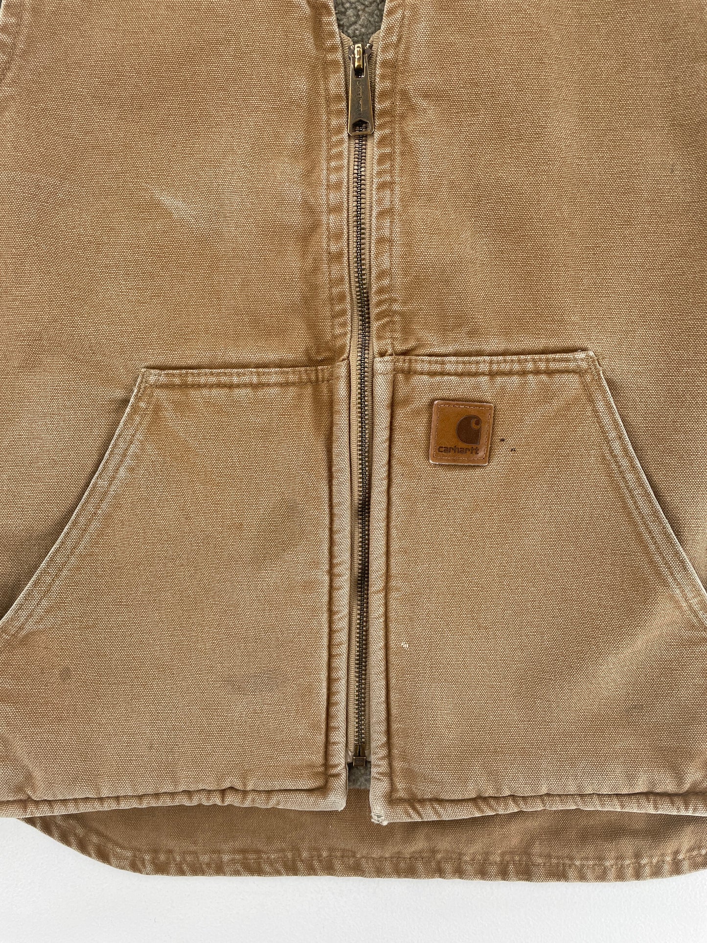 Vintage CARHARTT Size M Duck Vest / F3765J