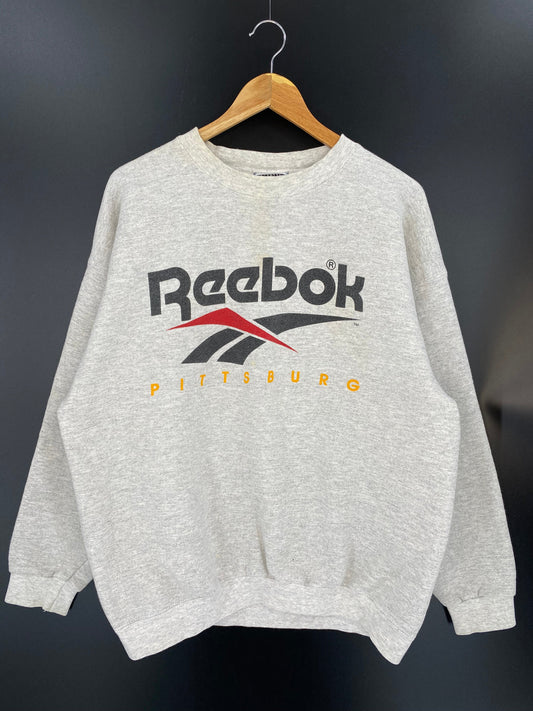 90’s REEBOK x PITTSBURGH Made in USA Size XL Vintage Sweat-shirt / E7506T