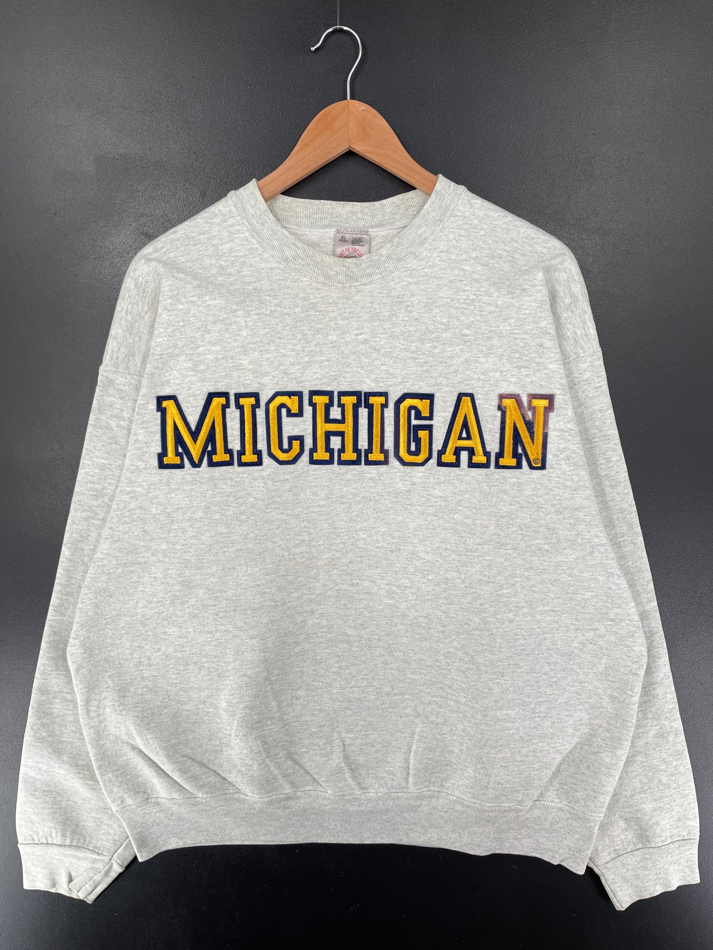 90’s MICHIGAN Made in USA Size XL Vintage College Sweat-Shirt / G4149S