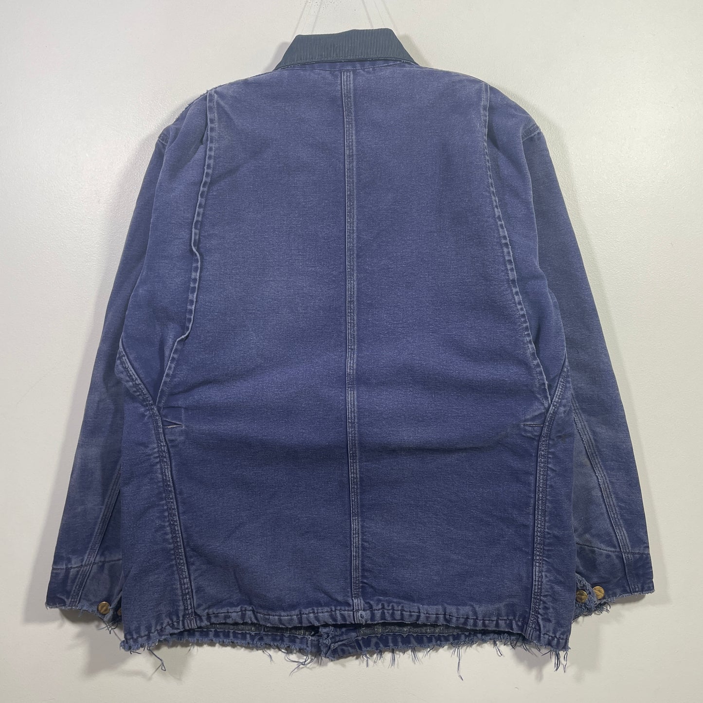 (Approx.L) 80's Distressed CARHARTT Vintage Duck Jacket / A0895J
