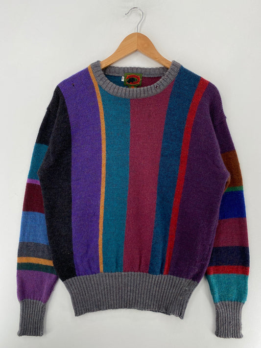 Vintage BOSTON TRADERS Size XL Wool Knit Sweater / G4826K