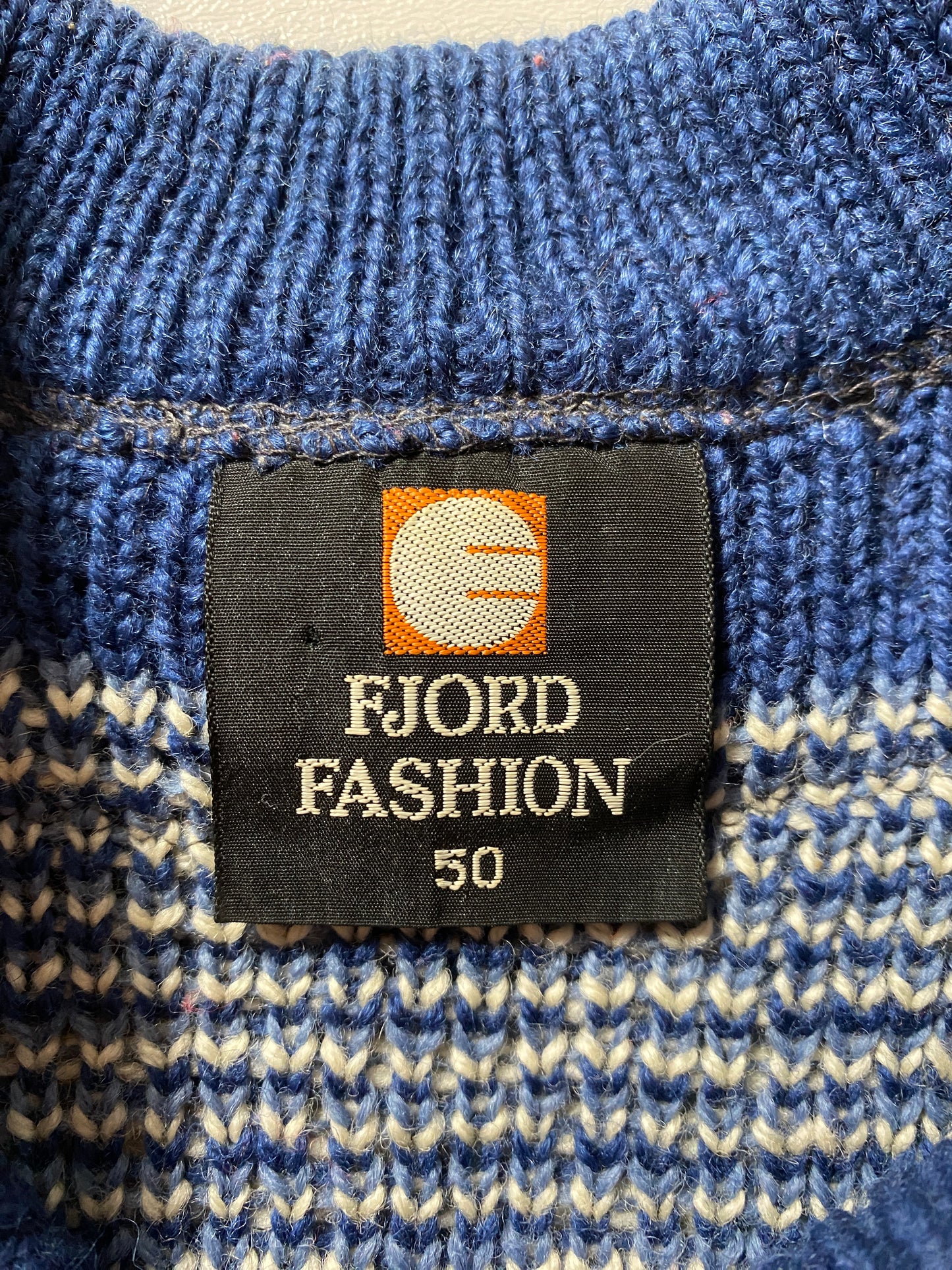 Vintage FJORD FASHION Size Approx. Ladies M Wool Knit Sweater / G6998K