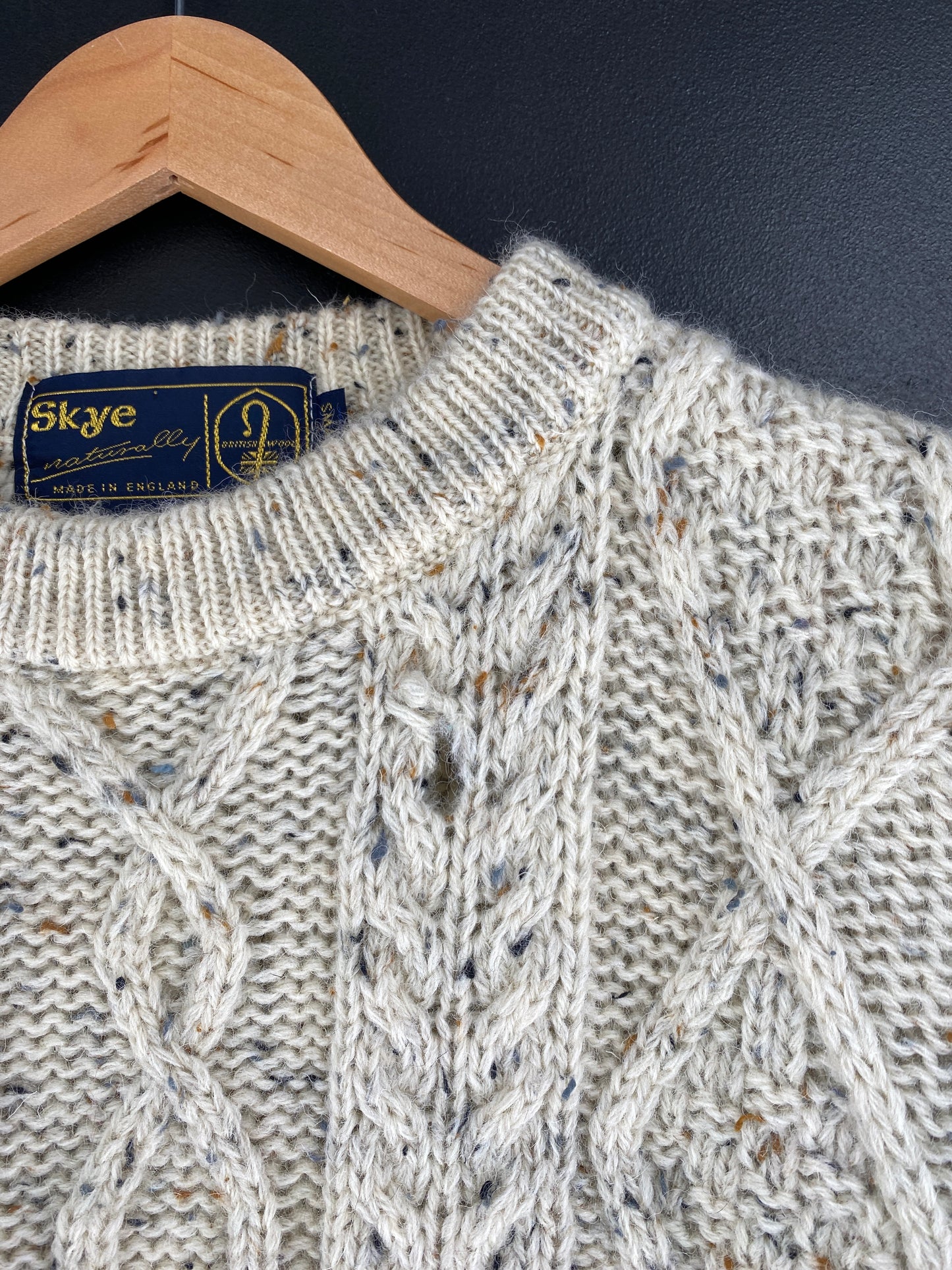 Vintage FISHERMAN Size S Wool Knit Sweater / G5293K