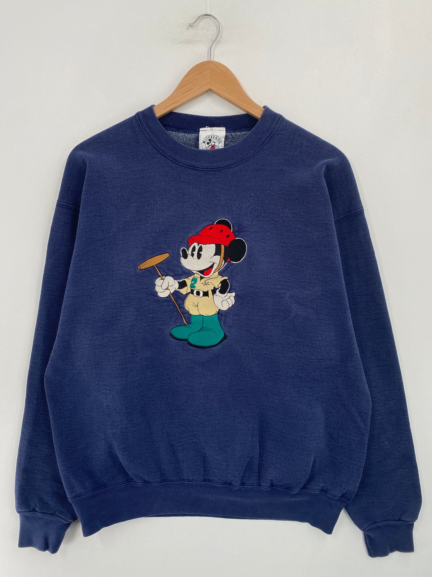 90's DISNEY MCKEY Made in USA Size L Vintage Sweat-Shirt / G5450S