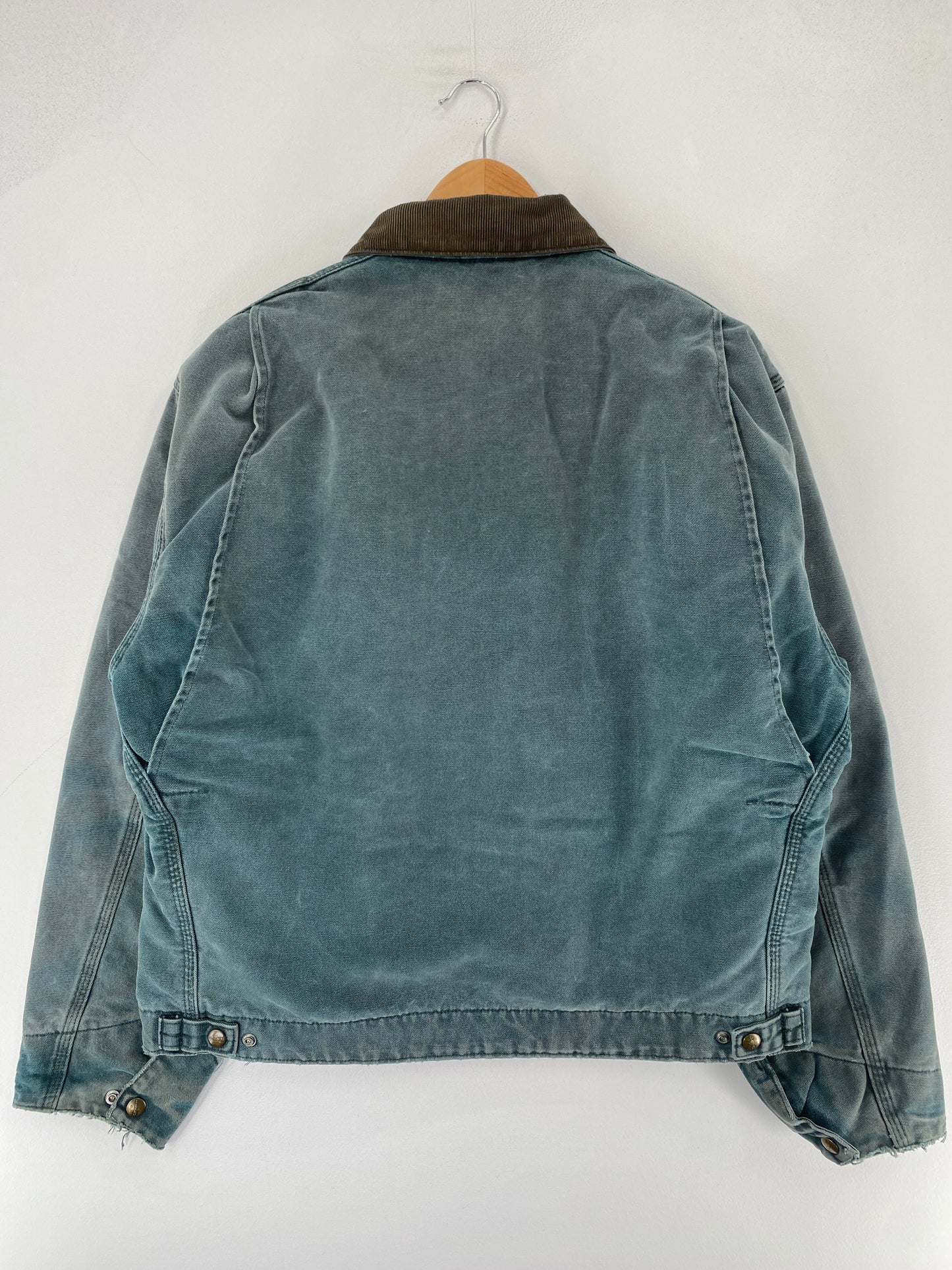 90's CARHARTT Made in USA Size L Vintage Zip-Up Duck Jacket / F4090J