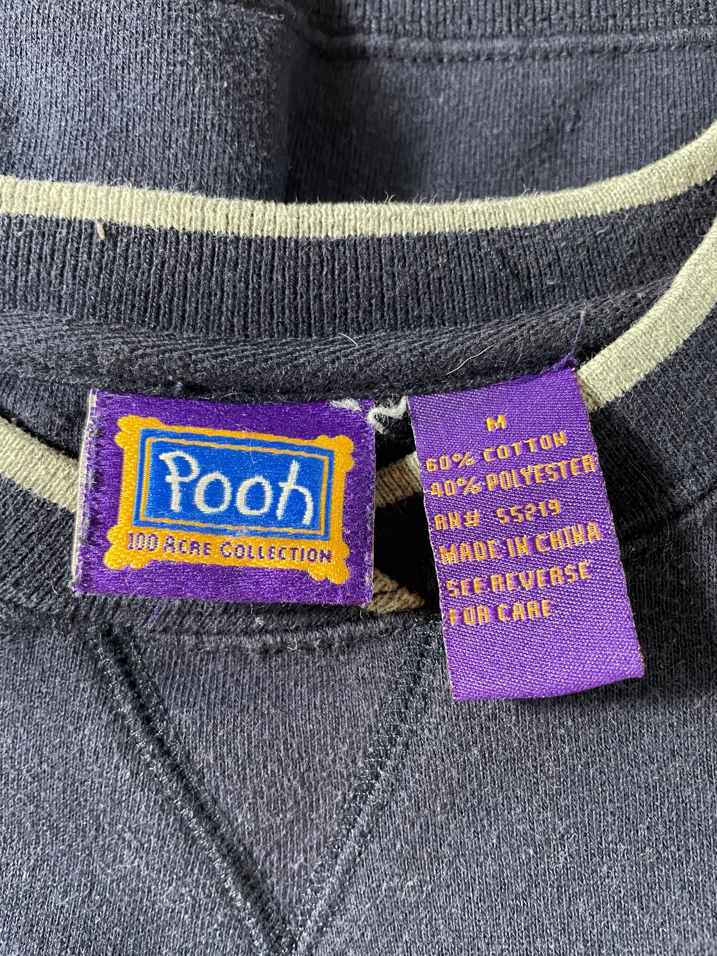 00’ DISNEY POOH Size M Sweat-shirt / F4347S