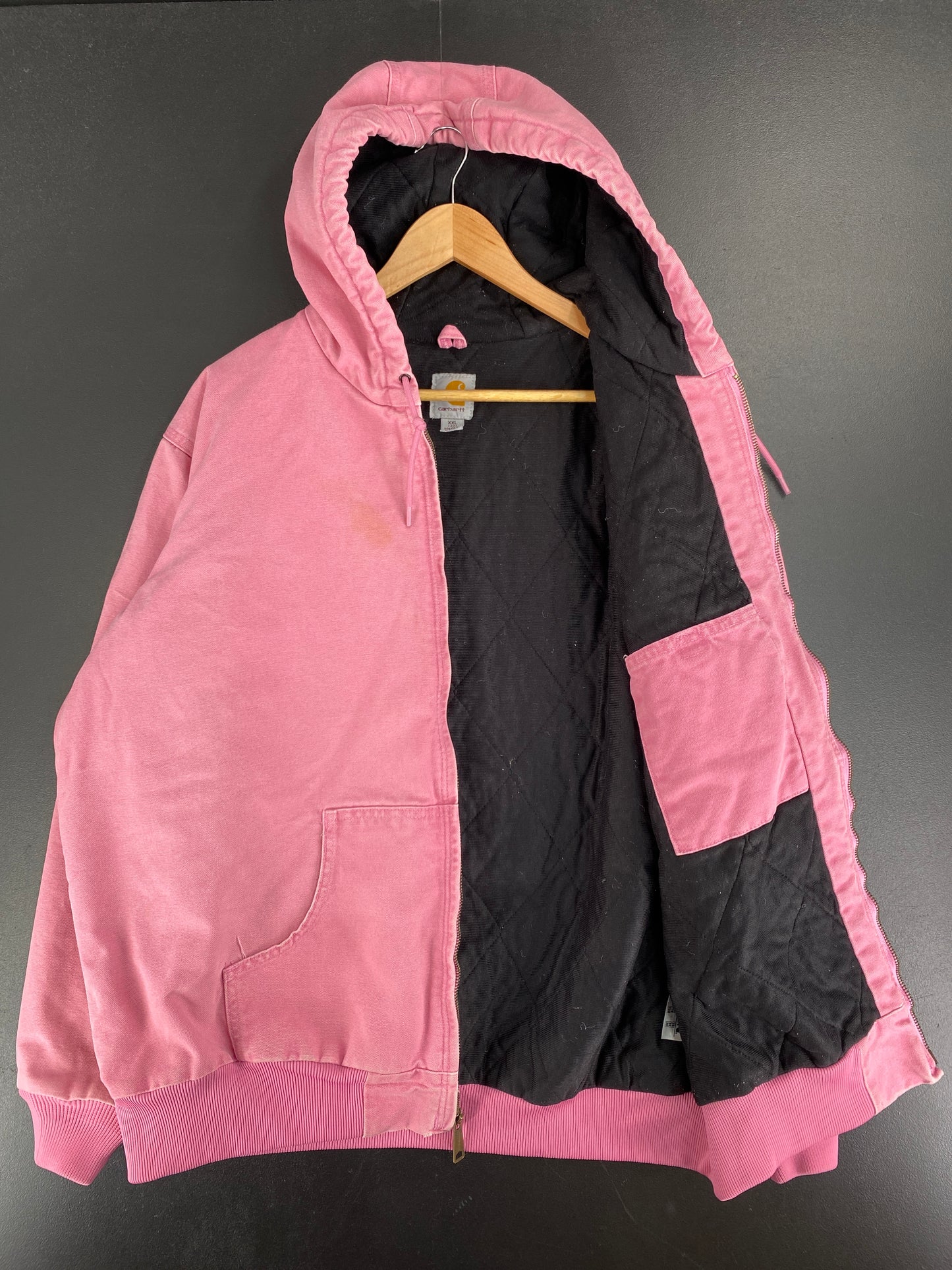 Vintage CARHARTT Size Ladies XXL Zip-Up Duck Jacket / F4092J