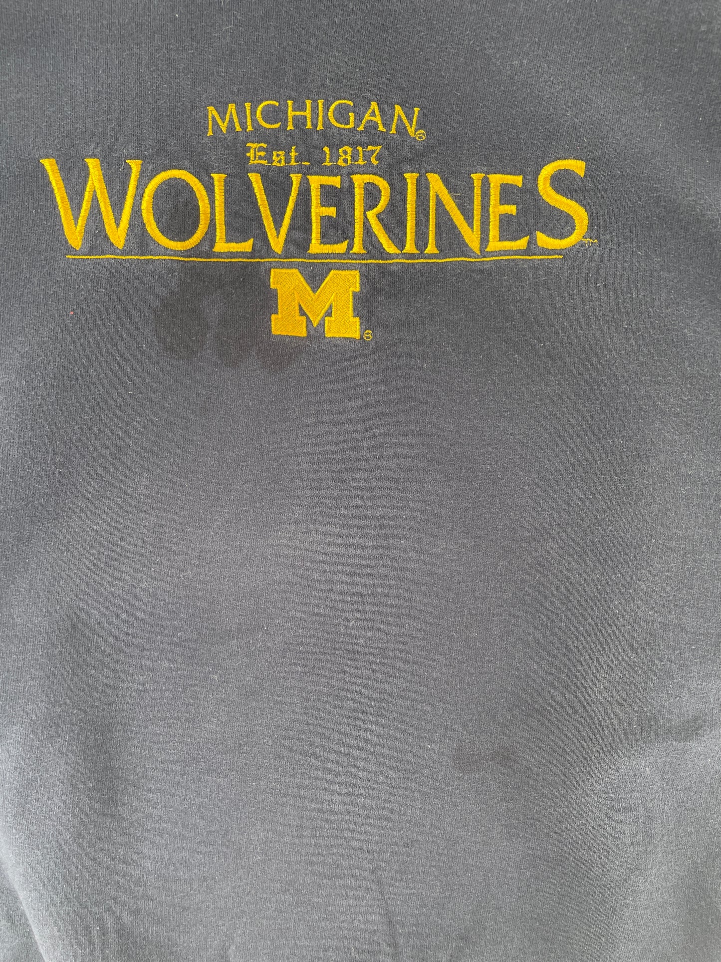 Vintage MICHIGAN WOLVERINES Size XL College Sweat-shirt / F2442S