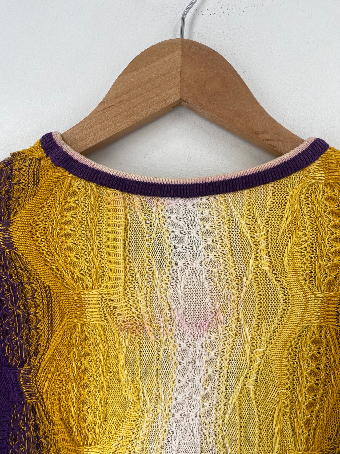.Vintage COOGI Size Ladies L Cotton Knit Sweater / F8701K