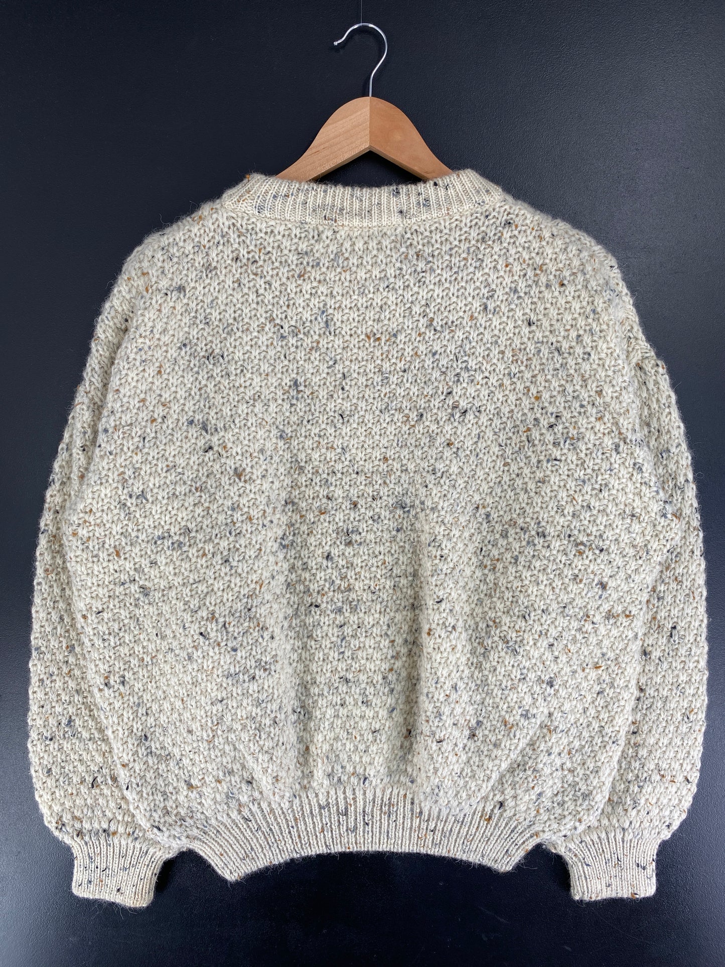 Vintage FISHERMAN Size S Wool Knit Sweater / G5293K
