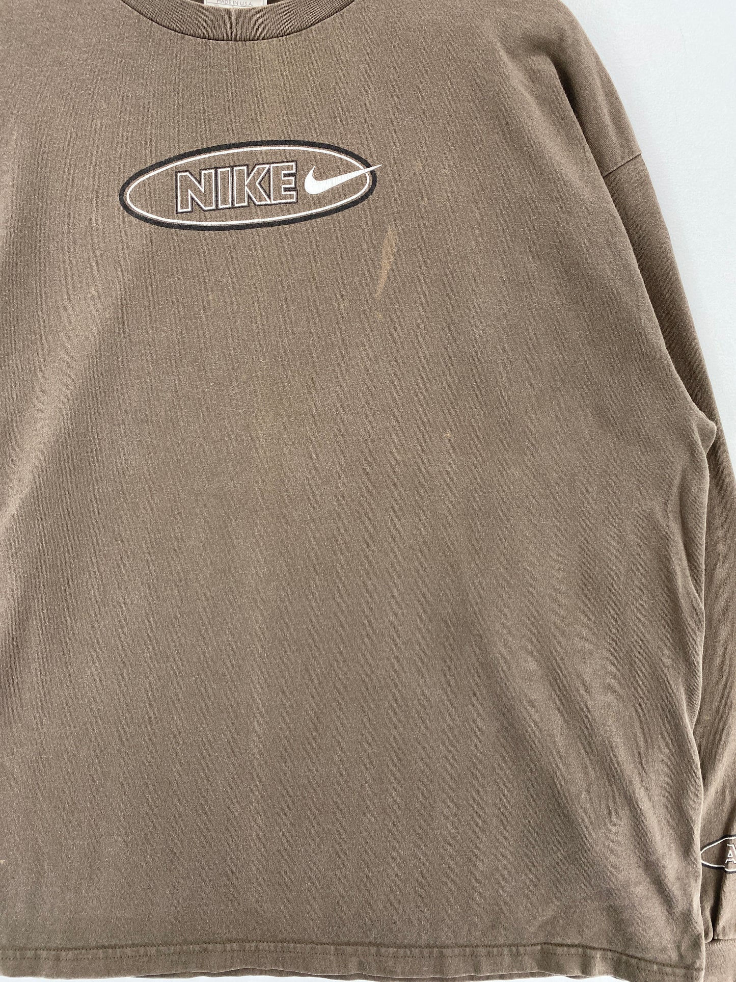 90's NIKE Made in USA Size XL Vintage Long Sleeve T-shirt / F8883T