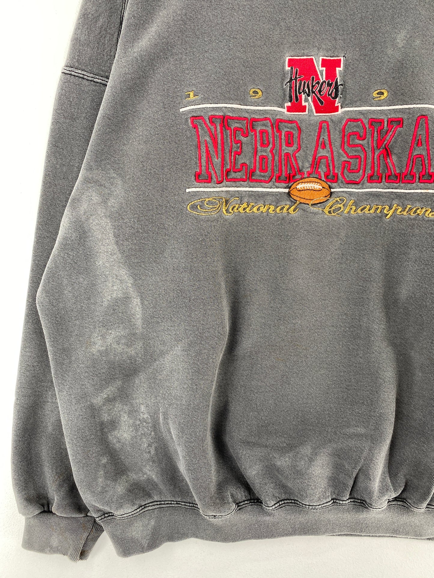 90's NEBRASKA Made in USA Size XL Vintage College Sweat-shirt / G4354S