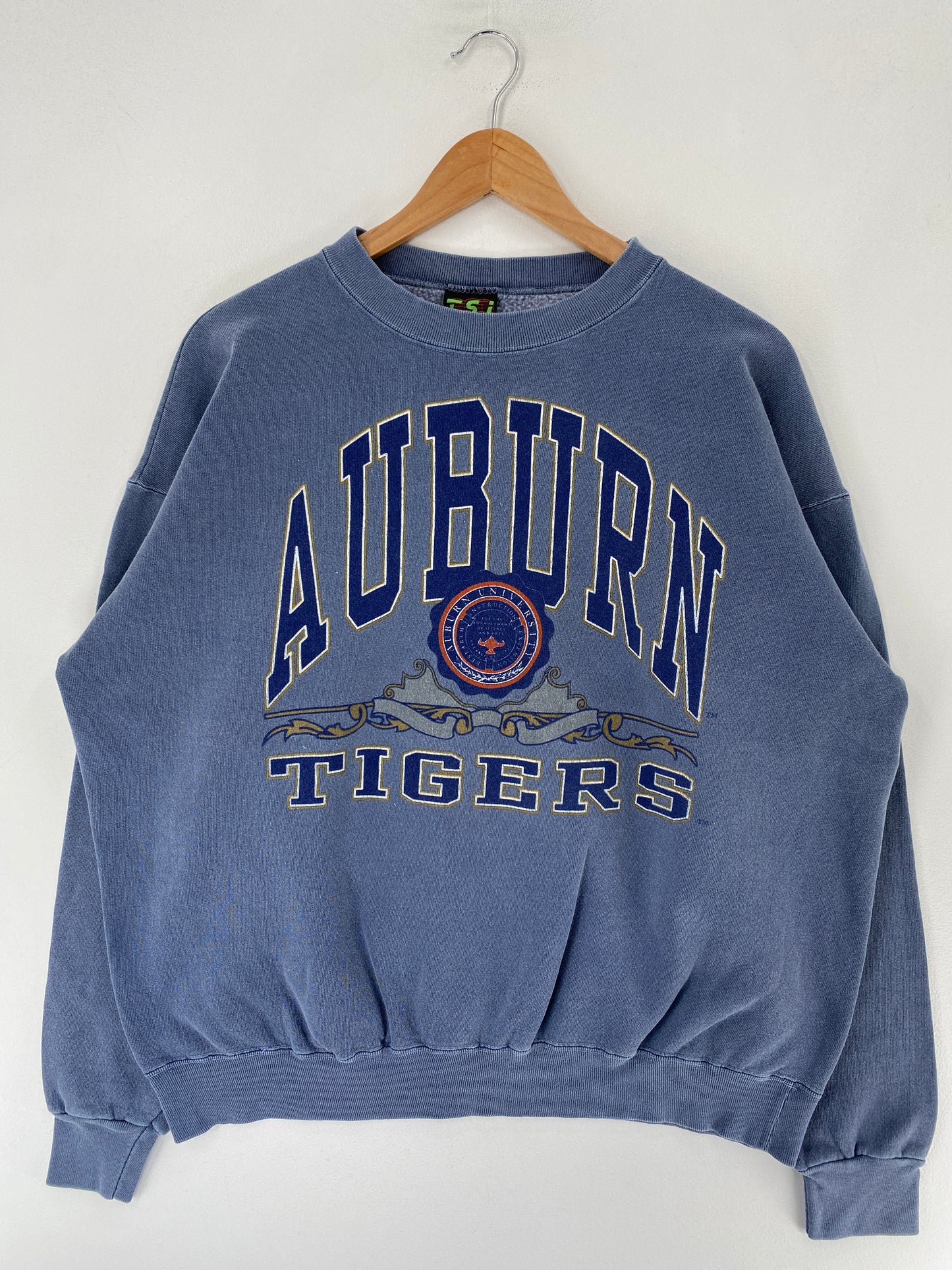 90's AUBURN TIGERS Made in USA Size XL Vintage College Sweat-Shirt / F5240S