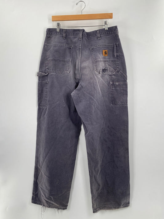 .Vintage CARHARTT Size W36 x L31 Duck Pants / F7481P