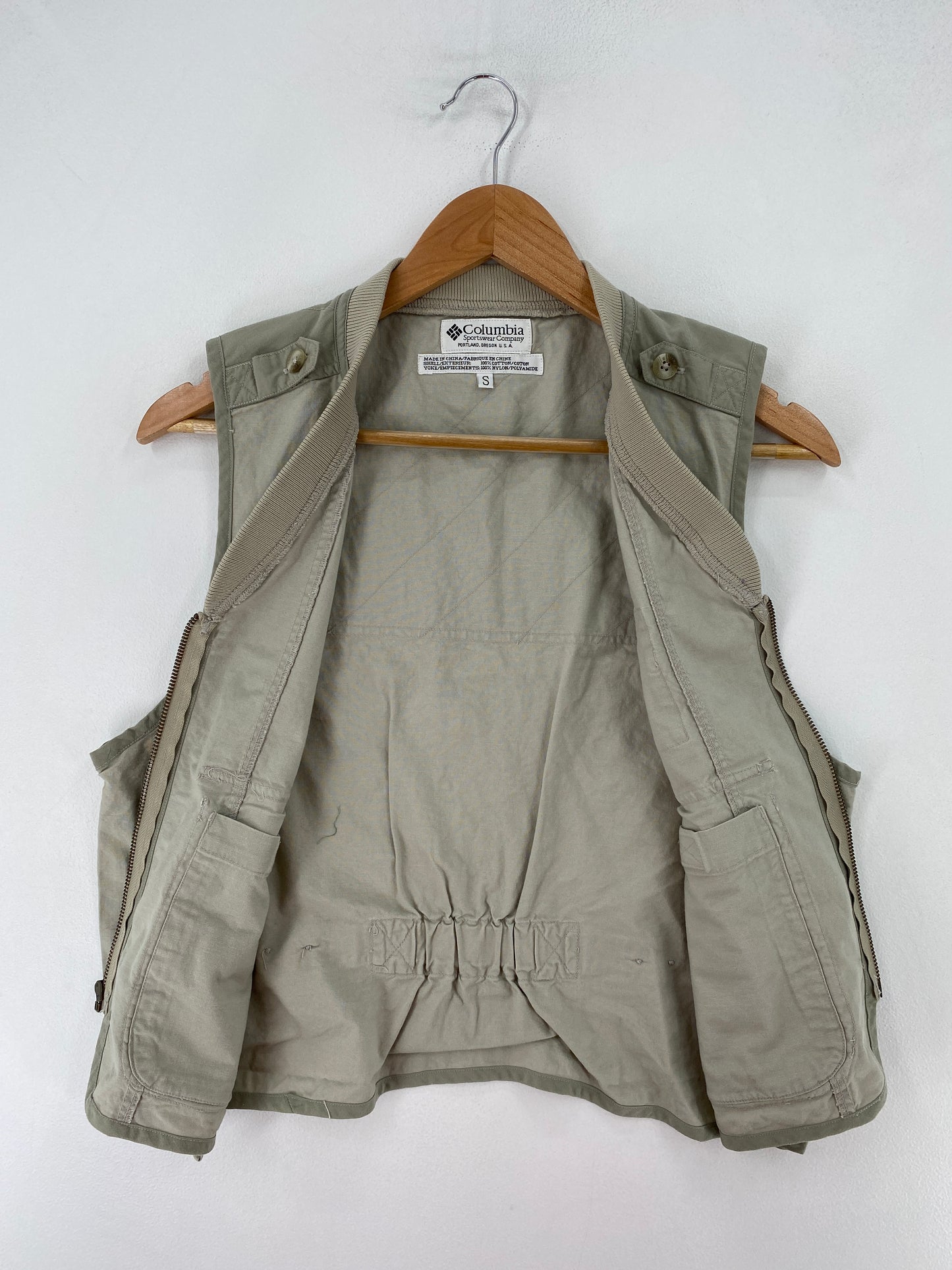 Vintage COLUMBIA Size S Hunting Vest / G203J