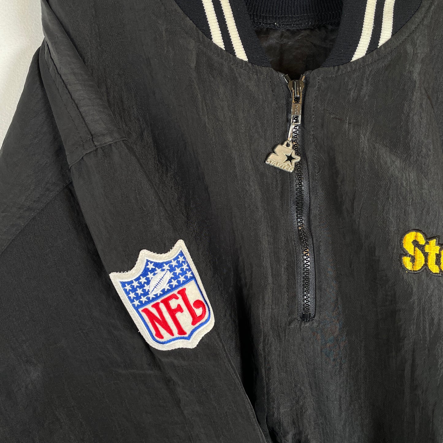 (XL) 90's STARTER X STEELERS Vintage NFL Nylon Jacket / A0016N