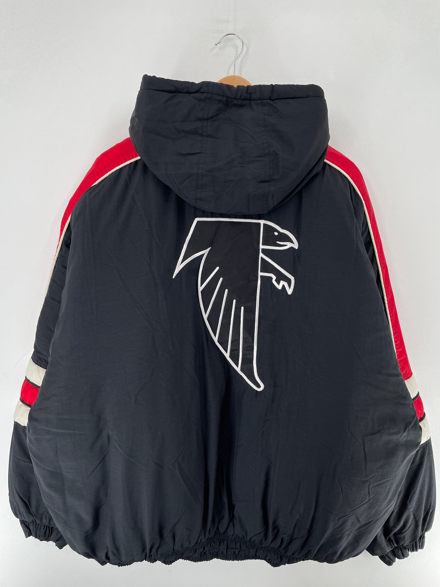 90’s STARTER x ATLANTA FALCONS Size L Vintage NFL Padded Nylon Jacket / F3469N