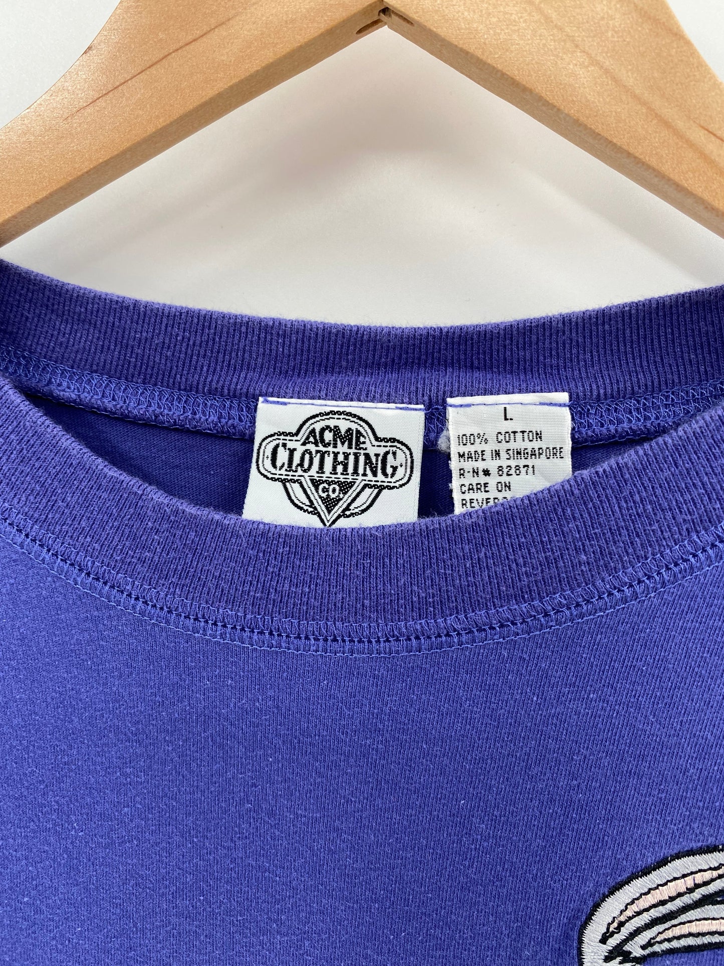 1992 LOONEY TUNES TAZ BUGS BUNNY Size L Vintage T-Shirt / E9478T