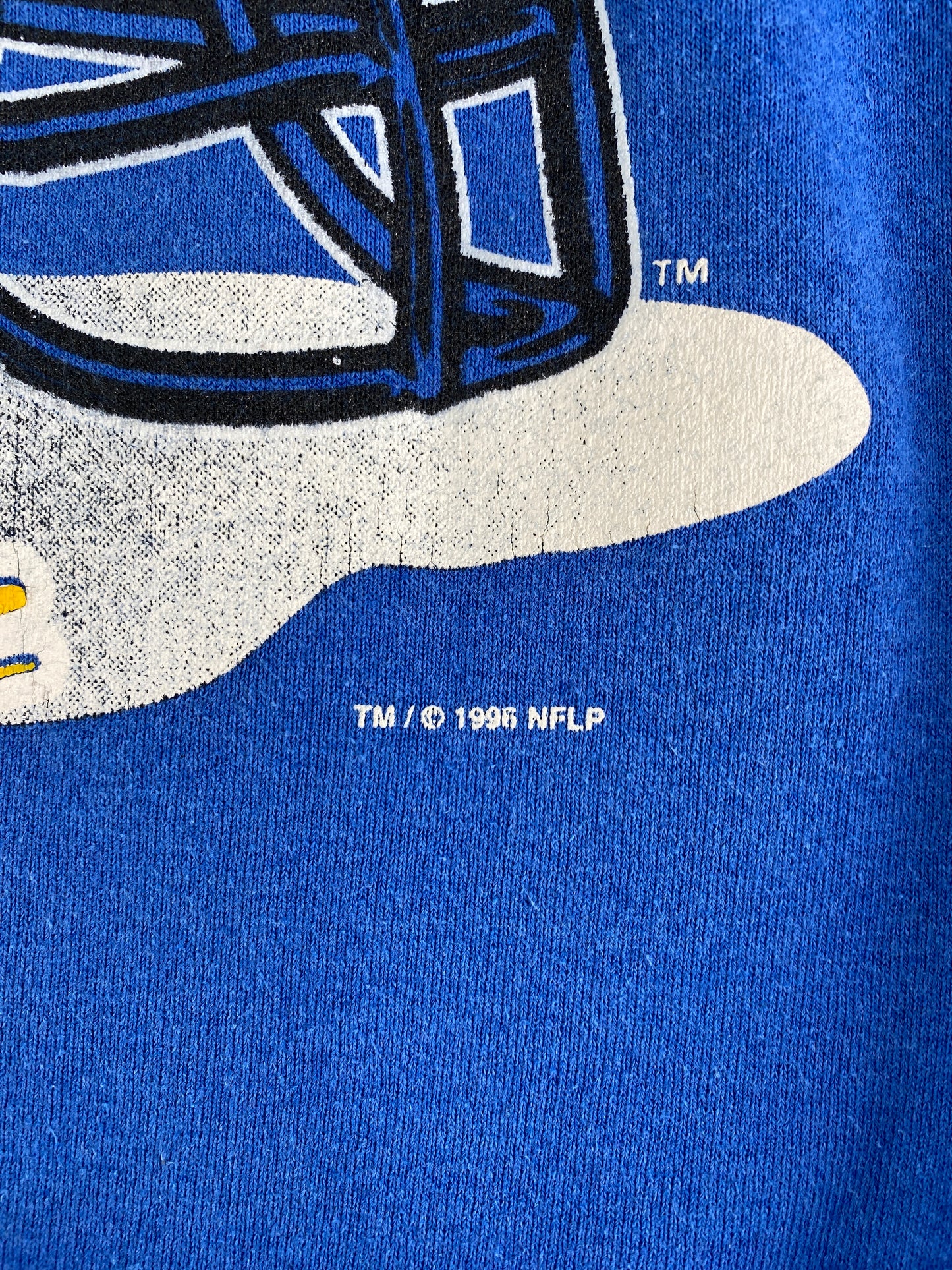 1996 LAS ANGELES RAMS Made in USA Size XL Vintage NFL Sweat-shirt / F4119S