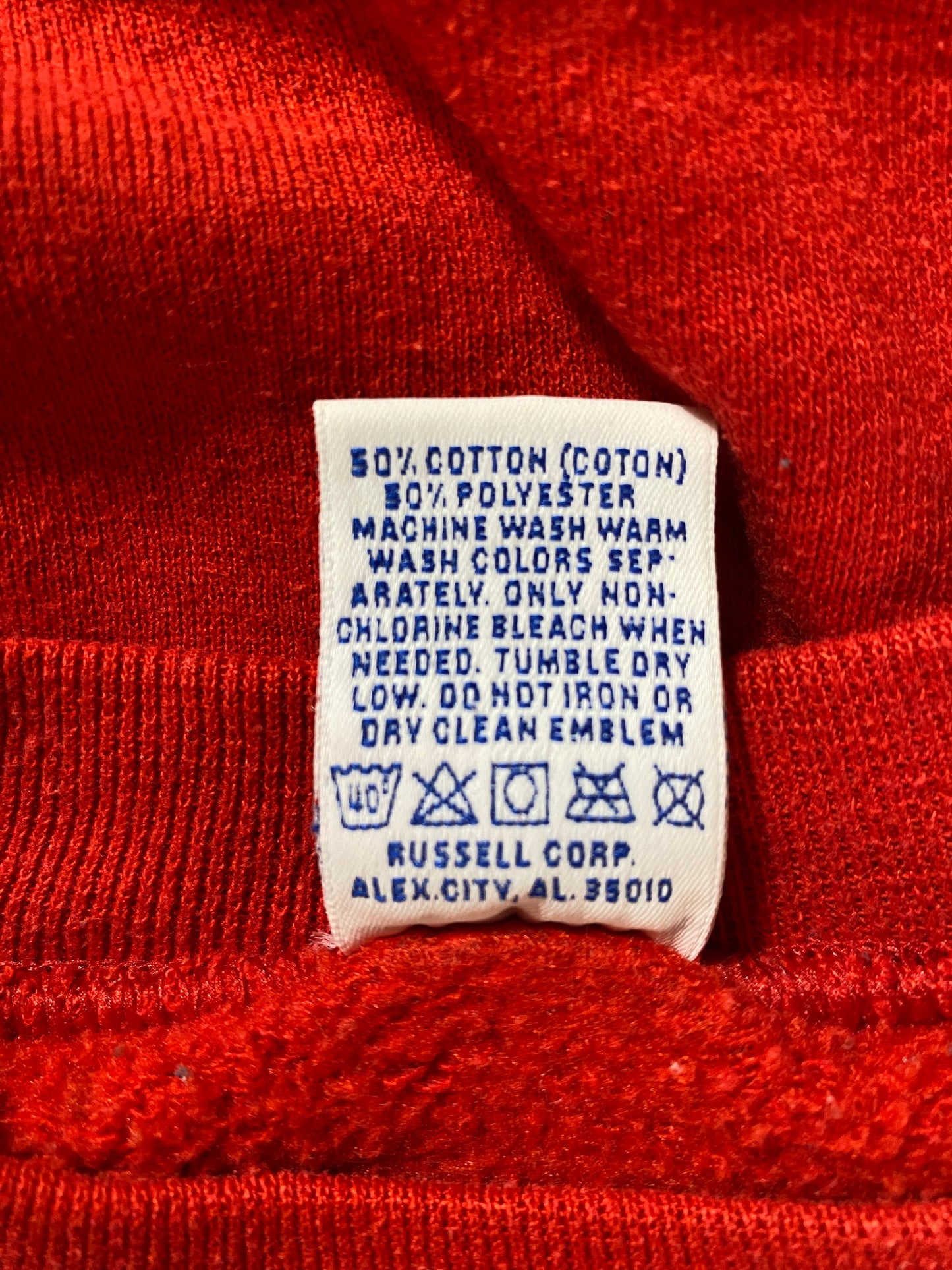90's RUSSELL x SHILOH Made in USA Size XL Vintage College Sweat-shirt / G7054S