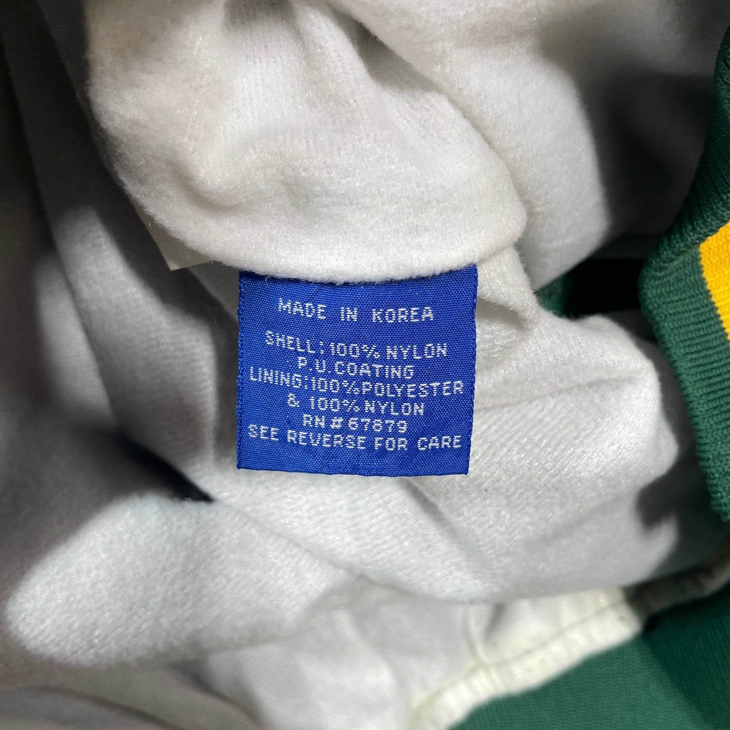 (L) Vintage STARTER x GREEN BAY PACKERS NFL Nylon Jacket / A1404N